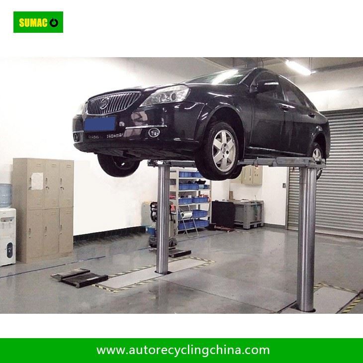 Inground Recycling Scrap Car Lift
